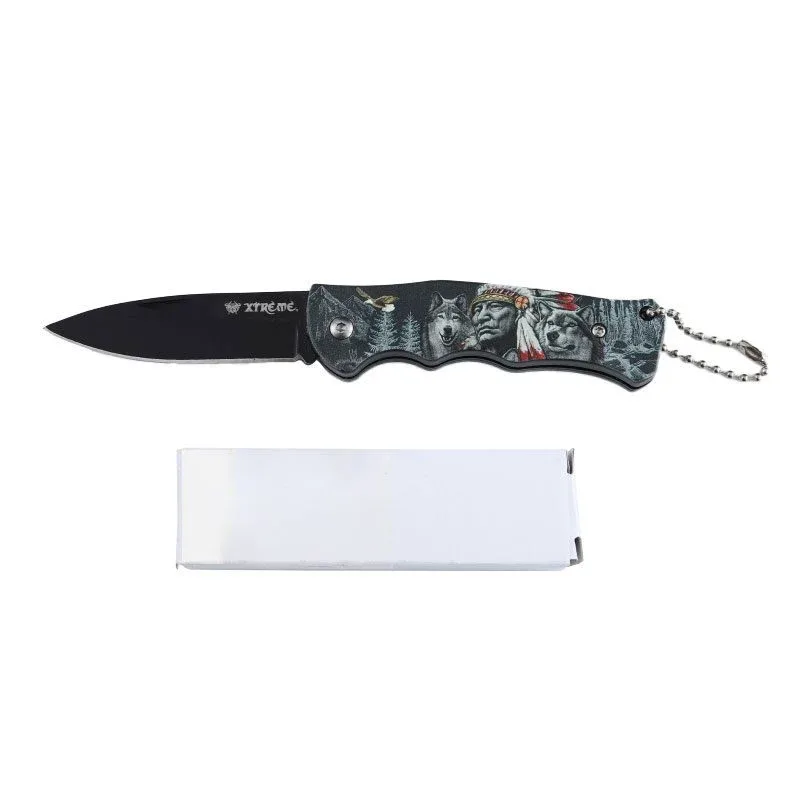 Xtreme - 6.30″ Spirit Wolf Foldable Pocket Knife