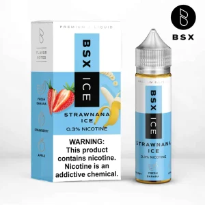 Strawnana Ice BSX ICE Series by Glas E-Liquid – 60mL