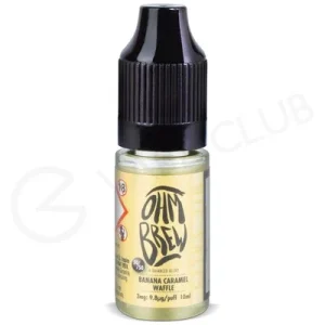 Banana Caramel Waffle E-liquid by Ohm Brew 50/50 Nic Salts