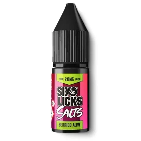 Six Licks Nic Salt Eliquid - Berried Alive