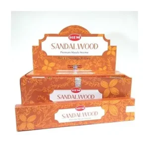 HEM – Sandalwood Premium Hand-Rolled Masala Incense (15g)