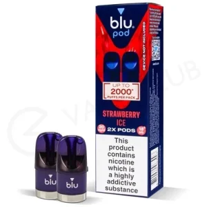 Strawberry Ice Blu Bar Prefilled Pod