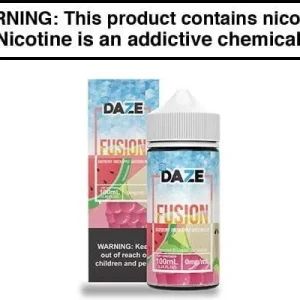 RASPBERRY GREEN APPLE WATERMELON ICED BY 7 DAZE FUSION 100ML