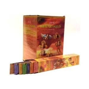 HEM Siete Arcangeles 9″ Incense Sticks - Box of 7 (25 g)