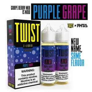 Purple Grape by Twist E-liquids - ( 2 Pack)