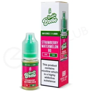 Strawberry Watermelon Bubblegum Nic Salt E-Liquid by Double Brew