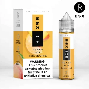 Peach Ice BSX ICE Series by Glas E-Liquid – 60mL