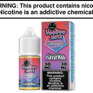 WATERMELON BERRY ICE BY VOODOO JUICE FLAVORMAX SALTS 30ML