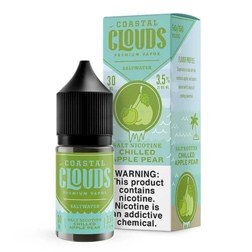 Chilled Apple Pear Nic Salt by Coastal Clouds - (30mL)