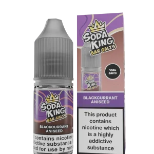 Blackcurrant Aniseed Nic Salt By Soda King Bar Salt