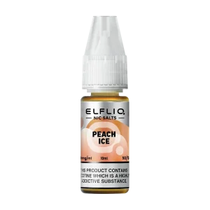 Peach Ice Elfliq Nic Salt by Elfbar - 10ml