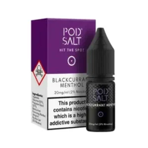 Pod Salts Blackcurrant Menthol 10ml Nic Salt Eliquid