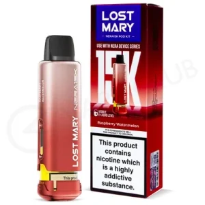 Raspberry Watermelon Lost Mary Nera15K Refill Pack