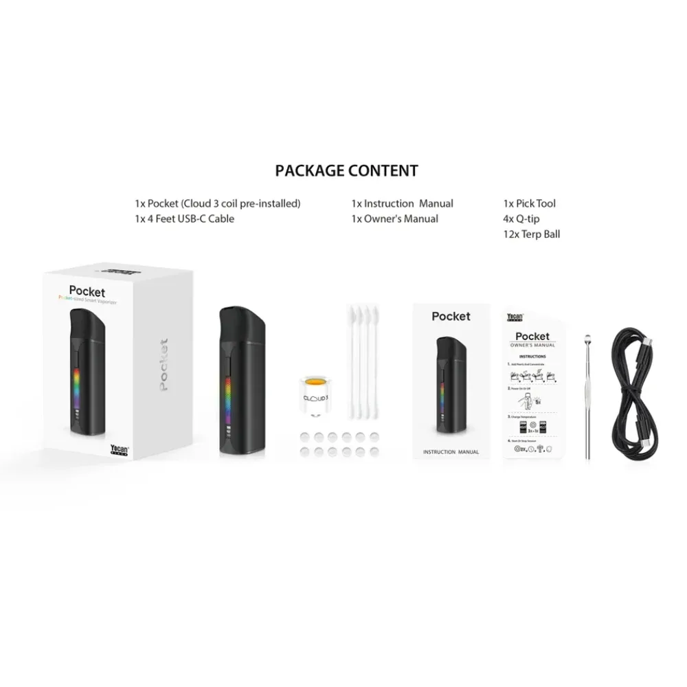 Yocan - Black Pocket Concentrate Vaporizer - Image 2