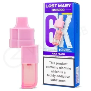 Juicy Peach Lost Mary BM6000 Refill Pack