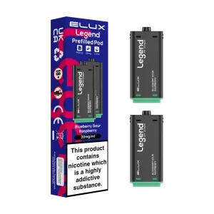 Blueberry Sour Raspberry Elux Legend 1500 Pods