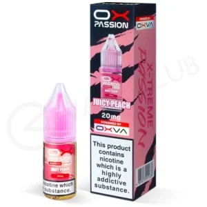 Juicy Peach Nic Salt E-Liquid by Ox Passion