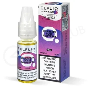 Blueberry Sour Raspberry Nic Salt E-Liquid by Elf Bar Elfliq