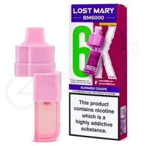 Summer Grape Lost Mary BM6000 Refill Pack