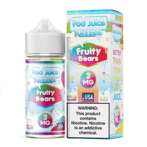 Fruity Bears Freeze by Pod Juice – 100mL