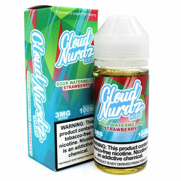 Cloud Nurdz Sour Watermelon Strawberry E-Juice
