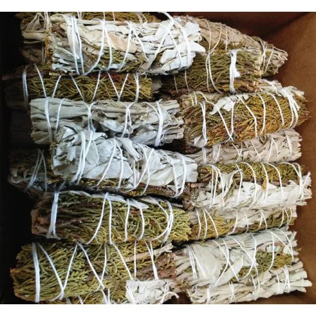 4" White Sage & Cedar Smudge Stick - Image 2