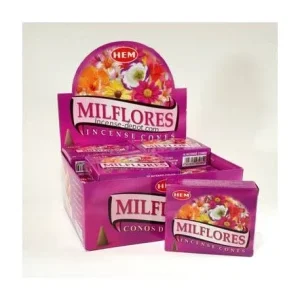 HEM - Milflores Incense Cones (10 Cones)