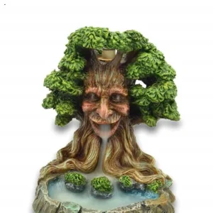 ZenN - Laughing Tree Backflow Incense Burner 5.4x5.1x6.1”