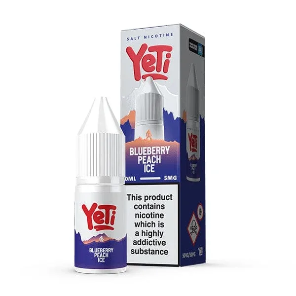 Blueberry Peach Ice Nic Salt By Yeti Summit