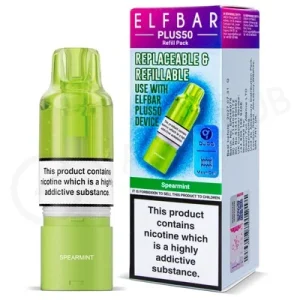 Spearmint Elf Bar Plus Refill Pod