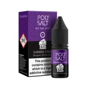 Pod Salts Fusions - Summer Syrup 10ml Nic Salt Eliquid