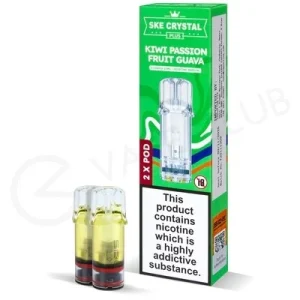 Kiwi Passion Fruit Guava SKE Crystal Plus Prefilled Pod