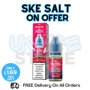 Blueberry Raspberry SKE Crystal Nic Salt | ONLY £1.69 | Lowest Price