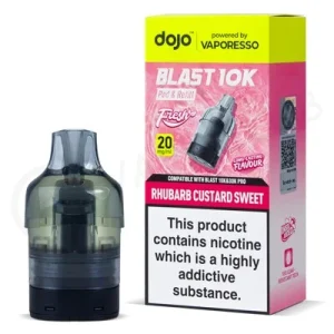 Rhubarb Custard Sweet Dojo Blast 10K Fresh Refill Pod