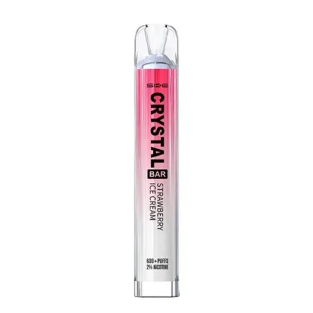 SKE Crystal Disposable Vape Bar - Strawberry Ice Cream