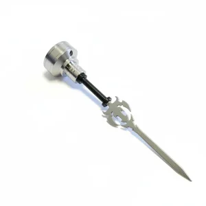 Titanium Blazing Sword Dabber W/ One Hole Carb Cap