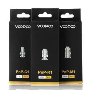 PnP Replacement Coils [5-pk] | VOOPOO (For Drag Baby Trio Kit) (Final closeout)