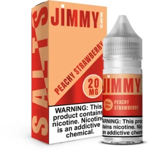 Peachy Strawberry | Jimmy The Juice Man Salt E-Liquid | 30ml (Final Closeout)