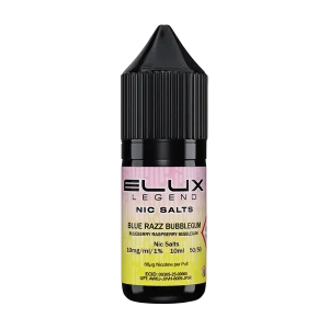 Blue Razz Bubblegum Nic Salt by Elux 10ml