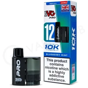 Blueberry Mint IVG Pro 12 Refill Pack
