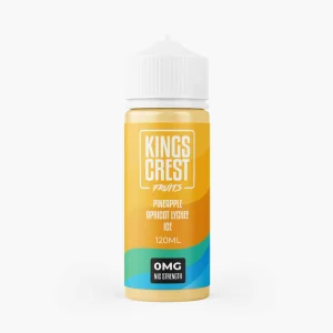 Pineapple Apricot Lychee Ice Fruits by Kings Crest – 120mL