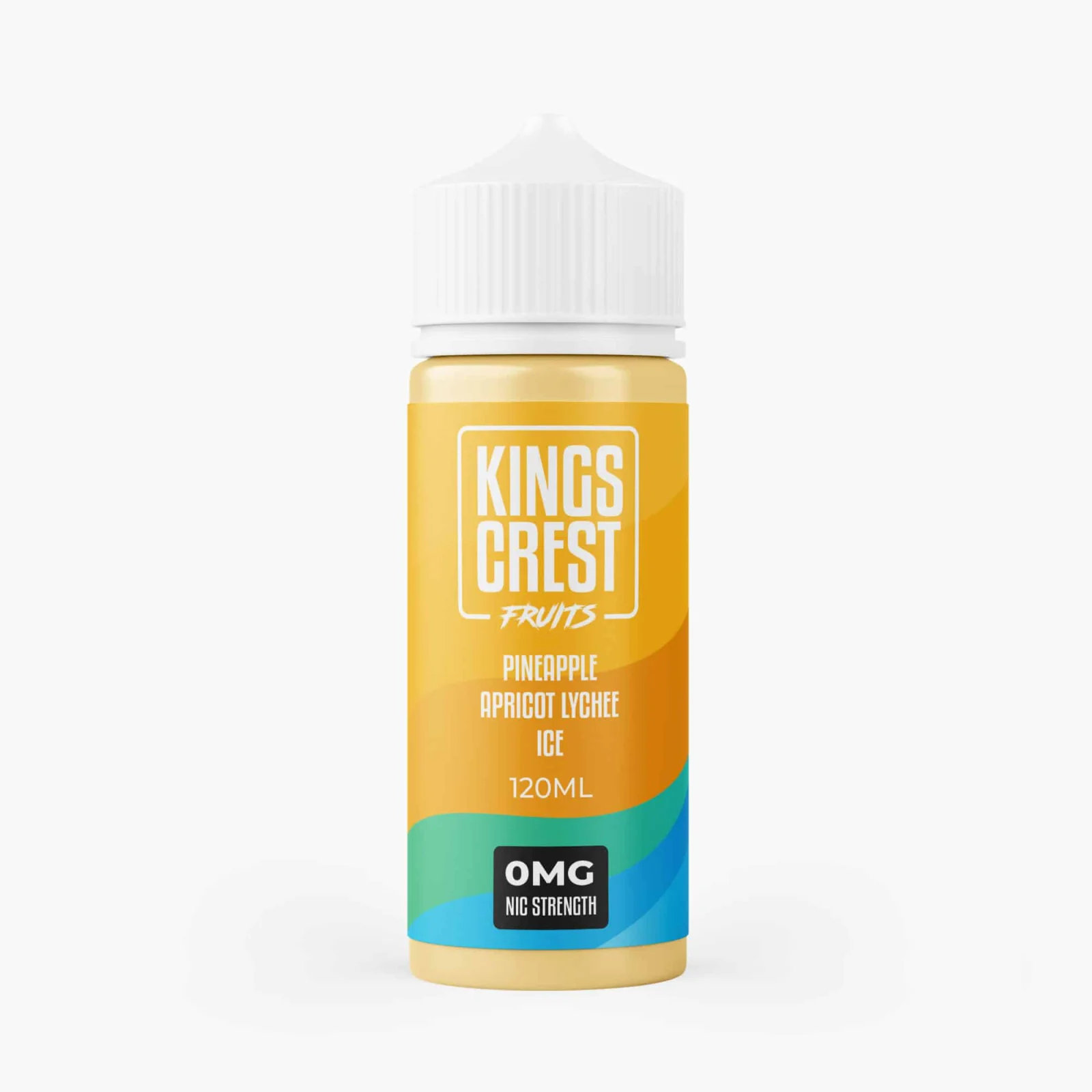 Pineapple Apricot Lychee Ice Fruits by Kings Crest – 120mL