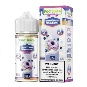 Pod Juice Glazed Donut Blueberry E-juice 100ml