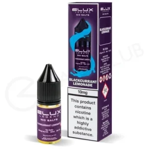 Blackcurrant Lemonade Nic Salt E-Liquid by Elux Legend