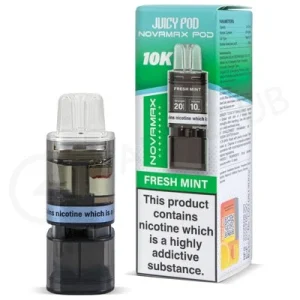 Fresh Mint Juicy Pod Novamax 10K Refill Pack