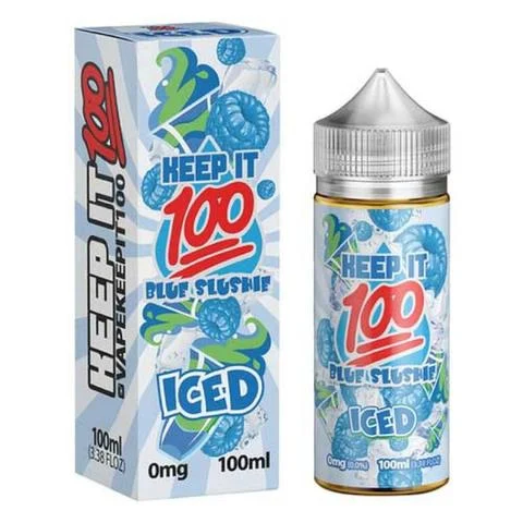 Keep It 100 Blue Slushie Iced 100ml High Vg 0MG E-Liquid