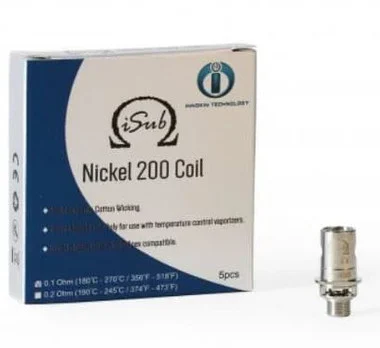 ISUB Nickel (NI-200) Coils (5/pk) | Innokin | 0.2ohm (Final Closeout)