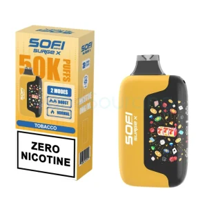 Tobacco SOFI Surge X 50K Zero Nicotine Disposable Vape