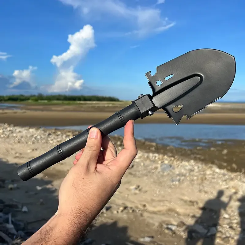 Multifunctional Military Survival Camping Shovel - Image 2