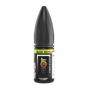 Riot Squad Black Edition 10ml Nic Salts - Sour Cherry and Apple